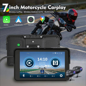 Elebest 7 Zoll CarPlay C250 Motorrad - Navi mit Rückfahrkamera Apple CarPlay elebest
